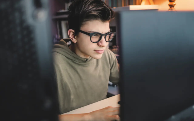 Collégien en pleine révision du brevet