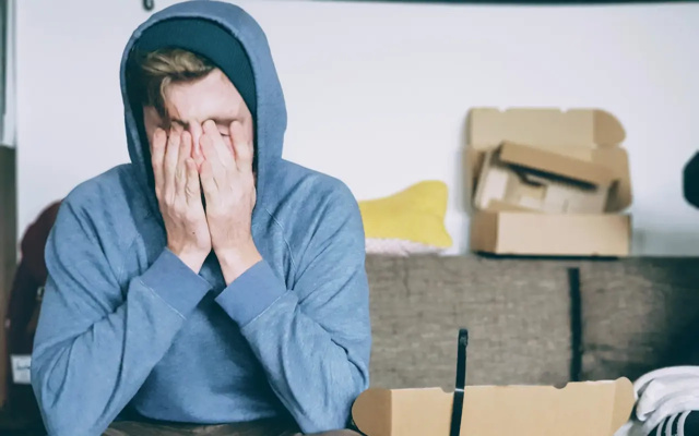 Etudiant qui rencontre des difficultés scolaires