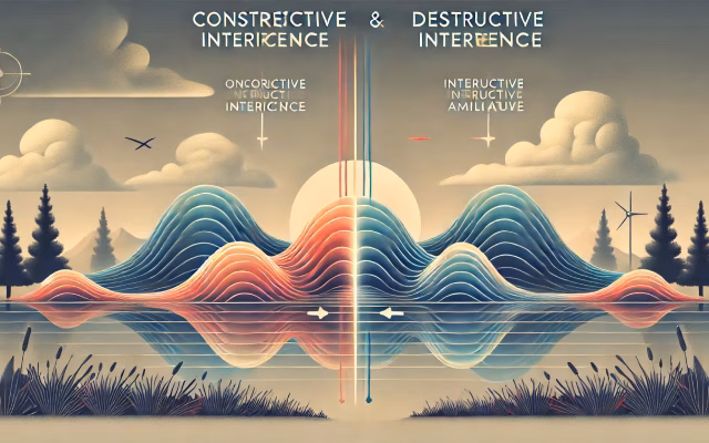 interférences constructives destructives