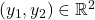 (y_1,y_2) \in \mathbb{R}^2