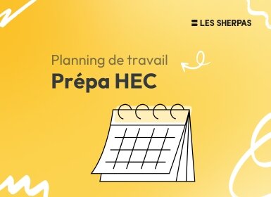 Planning de travail Prépa HEC