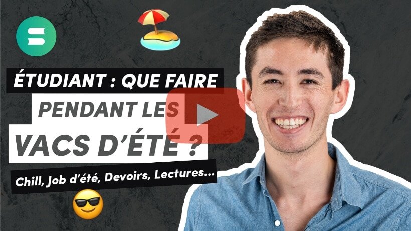 Que faire pendant les vacances d’été quand on est étudiant ? 