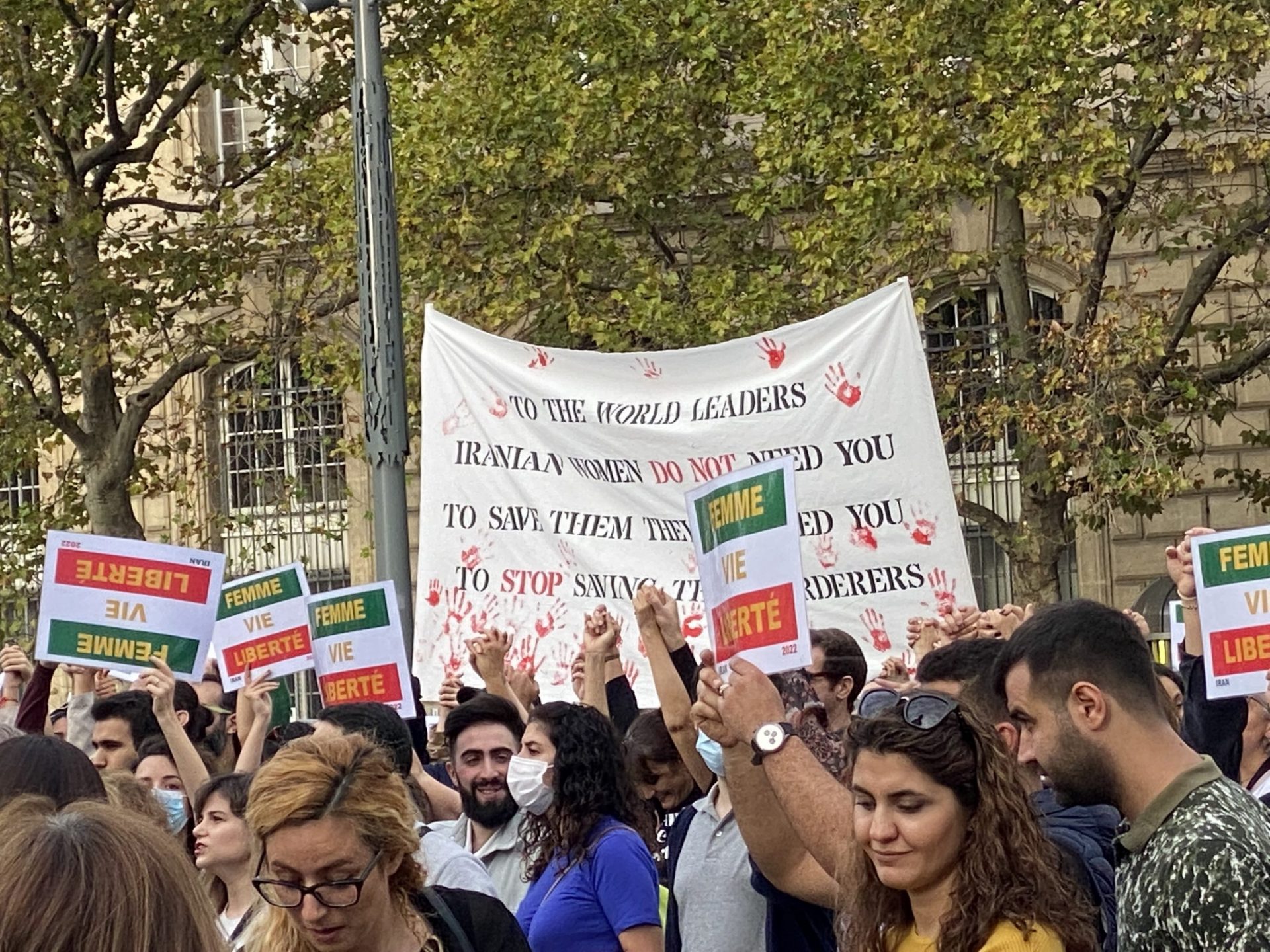 Les manifestations en Iran