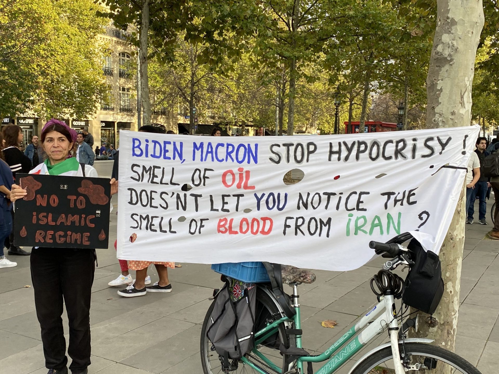 Les manifestations en Iran