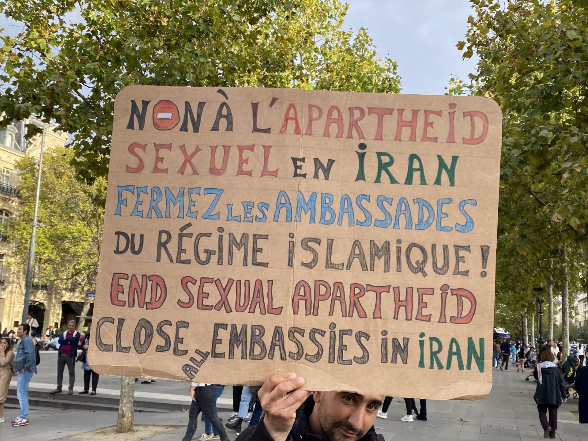 Les manifestations en Iran