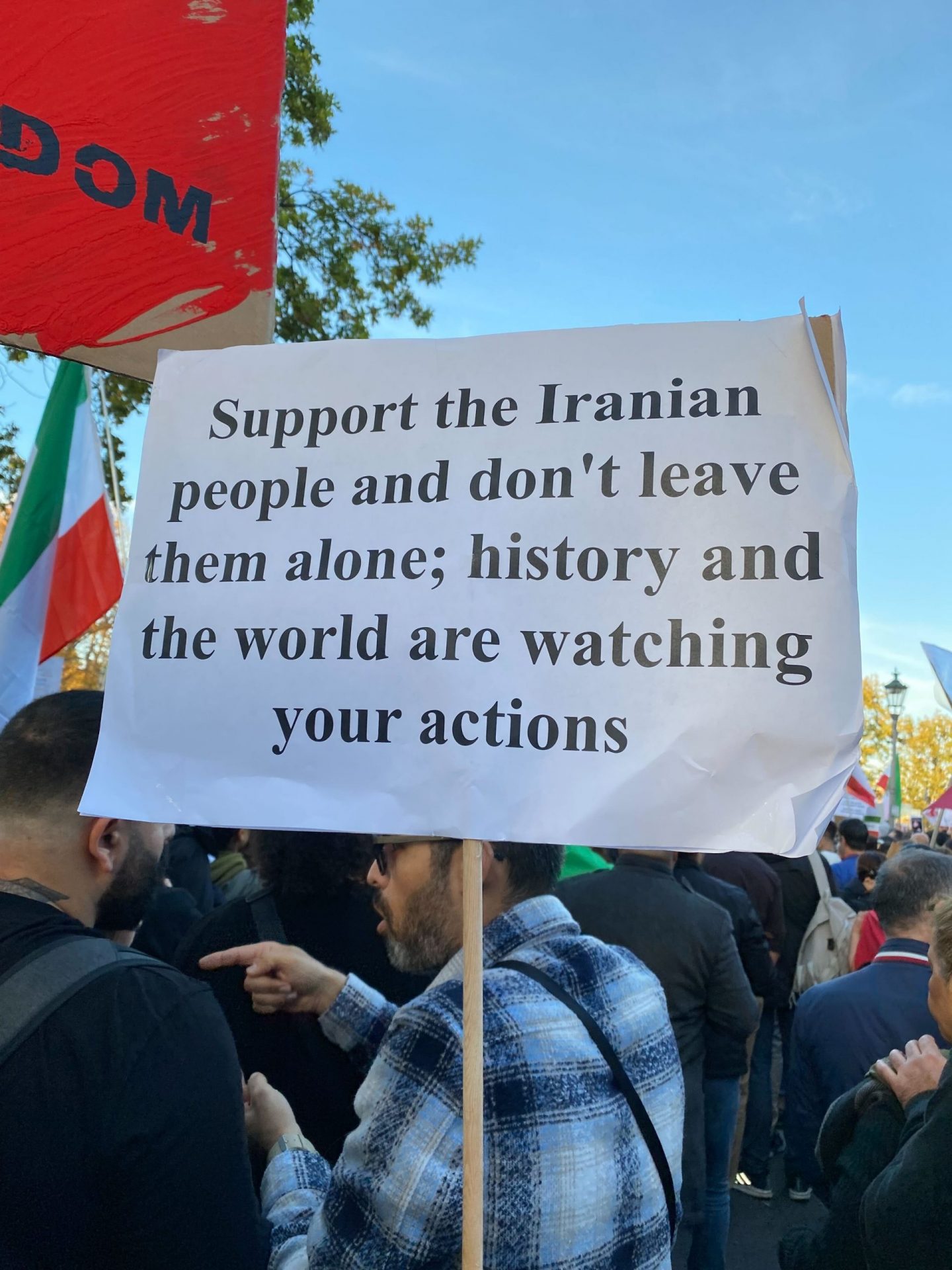 Les manifestations en Iran