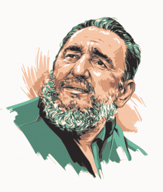 Fidel Castro, portrait du leader Cubain 