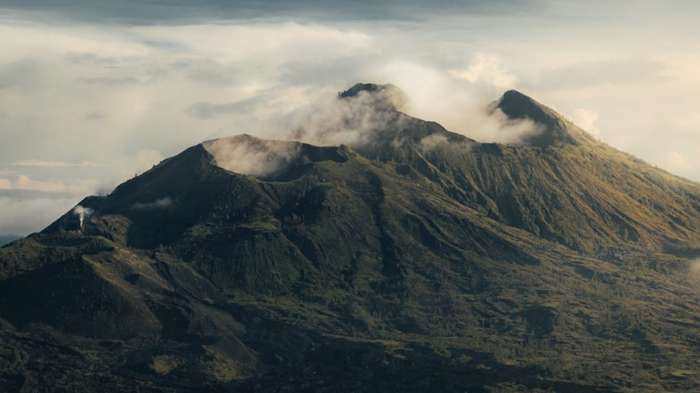 Photographie d'un ancien volcan
