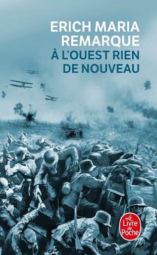 page de couverture Ă l'ouest rien de nouveau de Erich Maria Remarque
